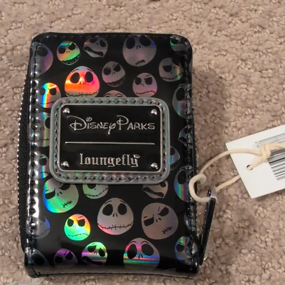 Loungefly Disney Parks Nightmare Before Christmas Jack Skellington Skull Wallet